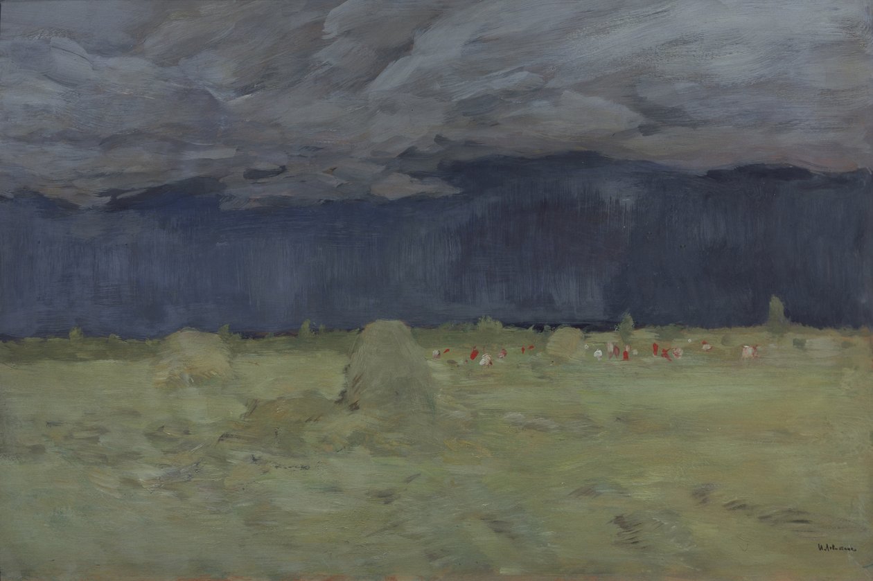 Hey-Making, 1900 av Isaak Ilyich Levitan