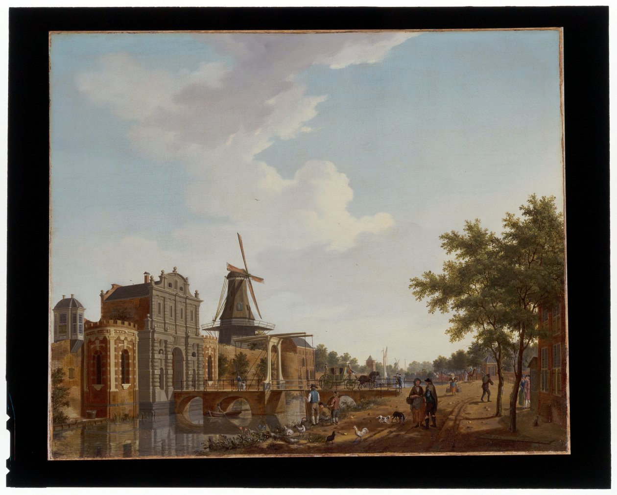 Catharijnepoort i Utrecht av Isaak Ouwater