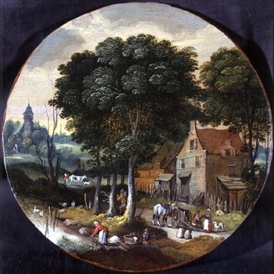 Flodlandskap av Isaak van Oosten