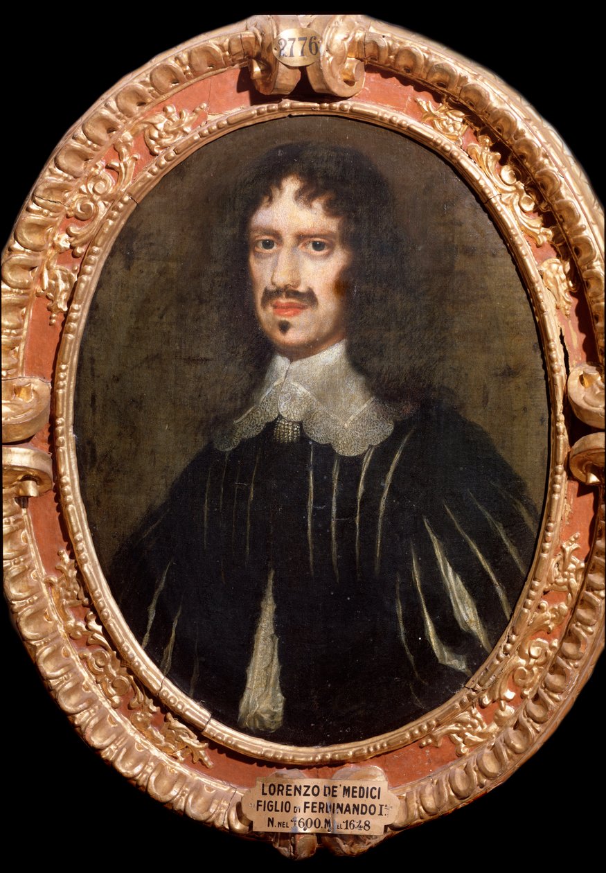 Porträtt av Lorenzo de Medici, florentinska Mecene (målning av Isacco Campo
