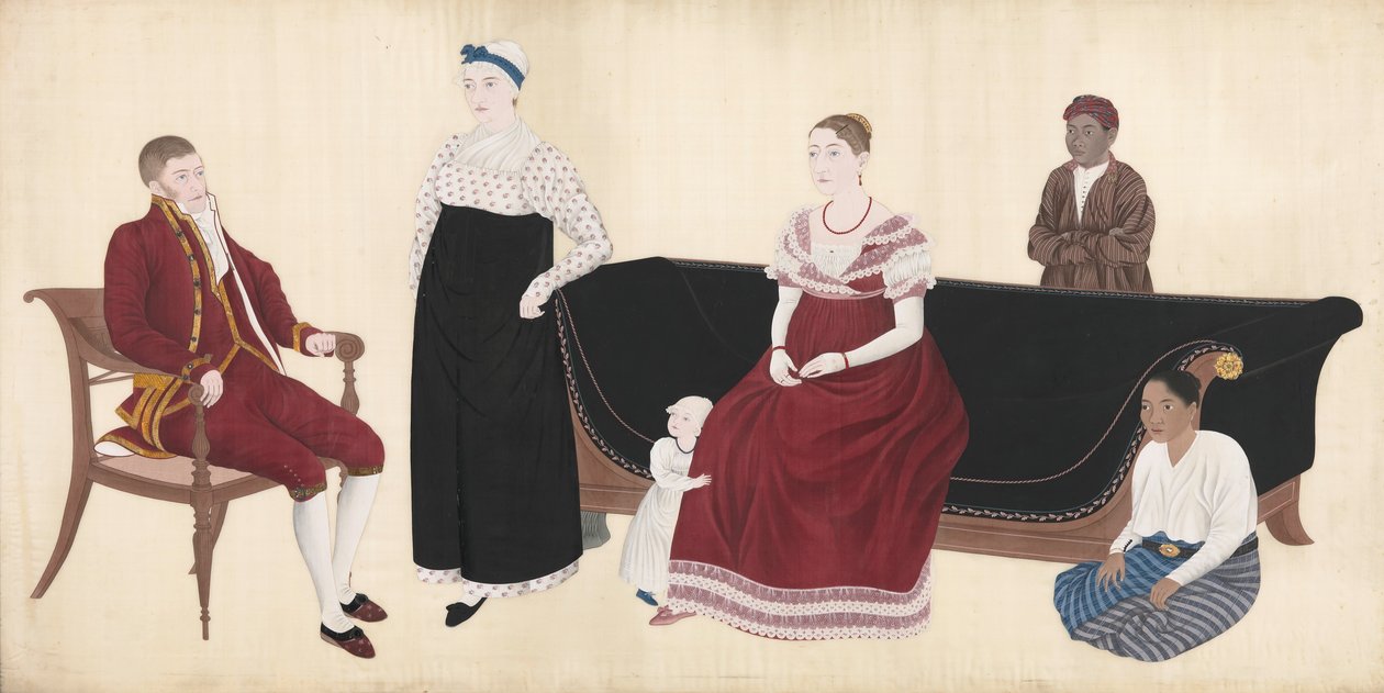 Portrait of the Cock Blomhoff Family av Ishizaki Yūshi