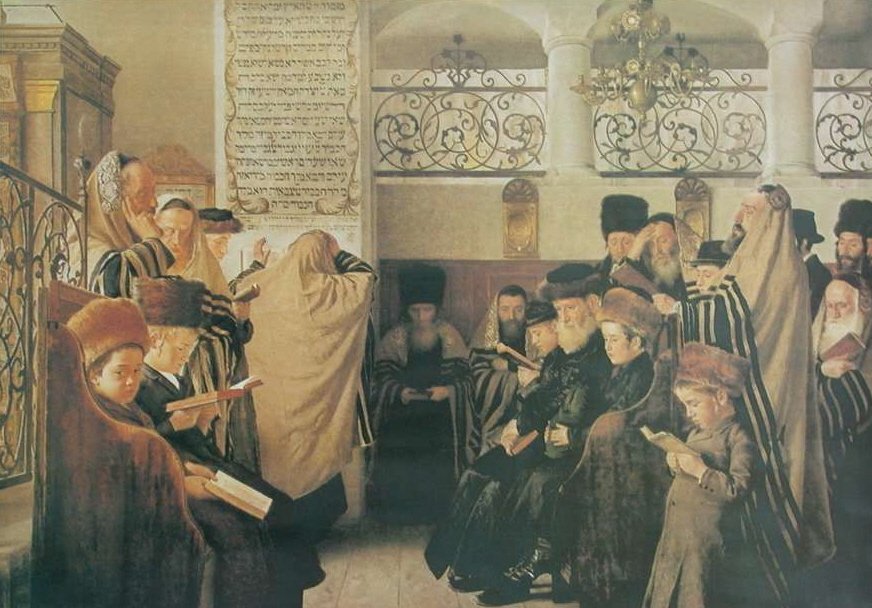  Day of Atonementn av Isidor Kaufmann