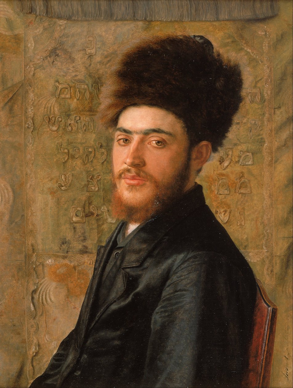 Man Med Pälsmössa av Isidor Kaufmann