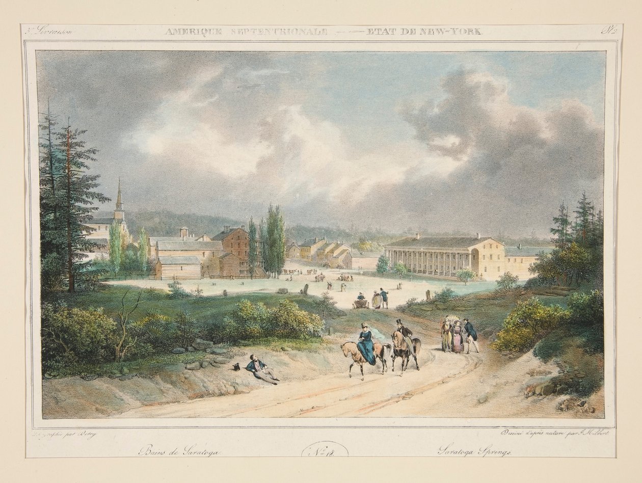 Nordamerika - delstaten New York. Nr 18, pl.2 av Isidore Laurent Deroy