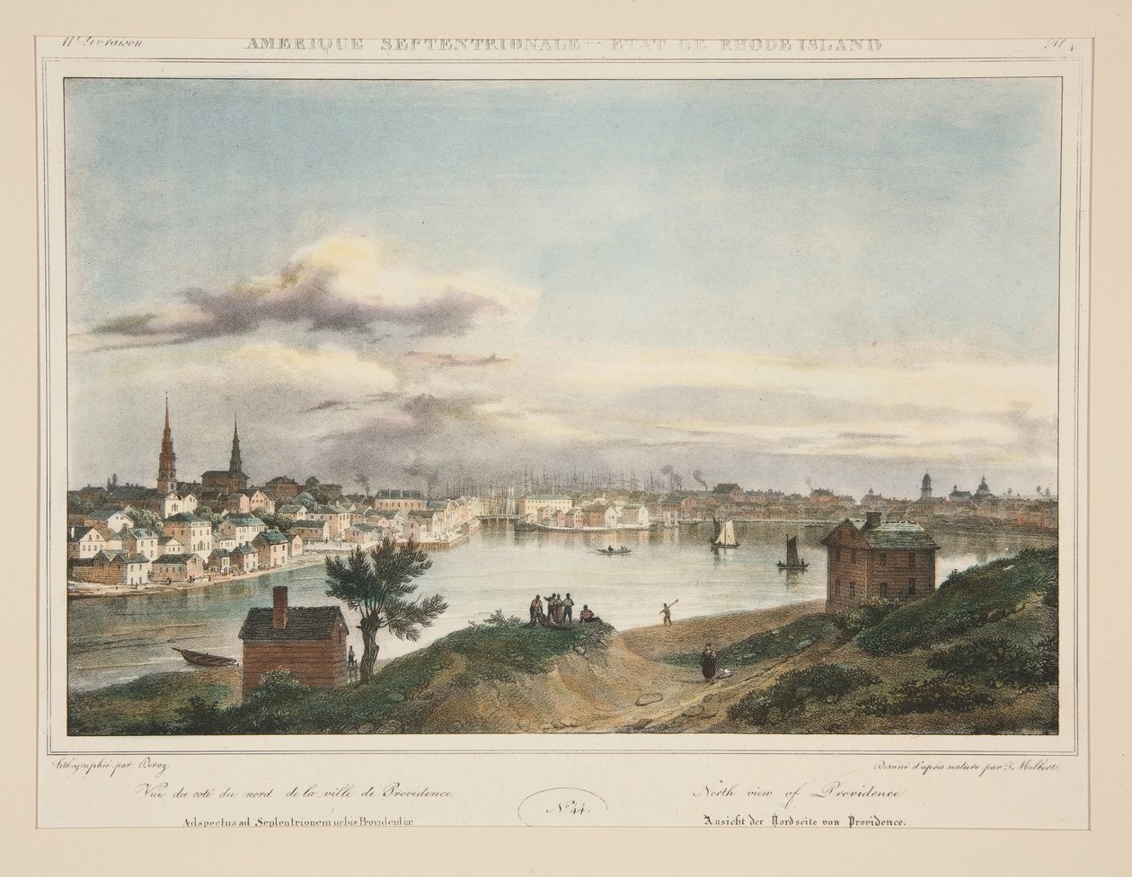 Nordamerika - delstaten Rhode Island. nr 44, pl. 4 av Isidore Laurent Deroy