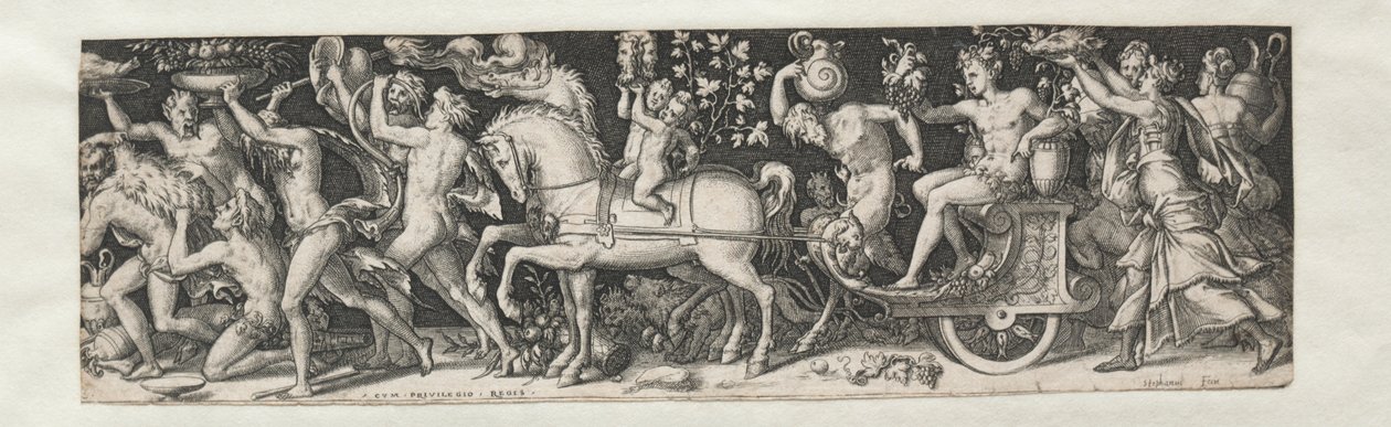 Strider och triumfer nr 5: Bacchus triumf av Isidore Pils