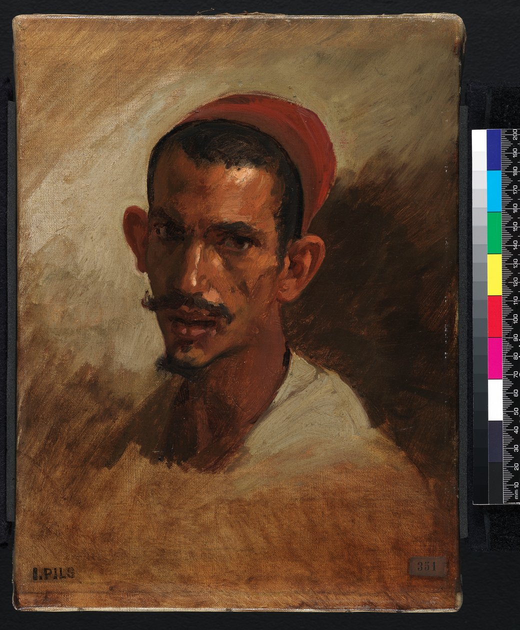 Studie för chefen för en ung arab, 1860-1862 av Isidore Pils