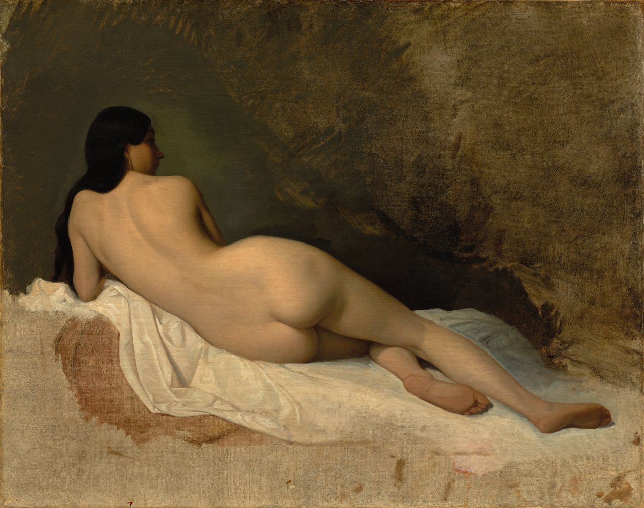 Studie av en liggande naken, c. 1841. av Isidore Pils