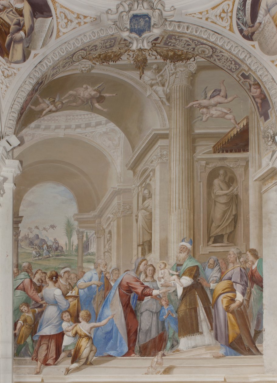 Presentation av Jesus i templet, 1623-34 av Isidoro Bianchi