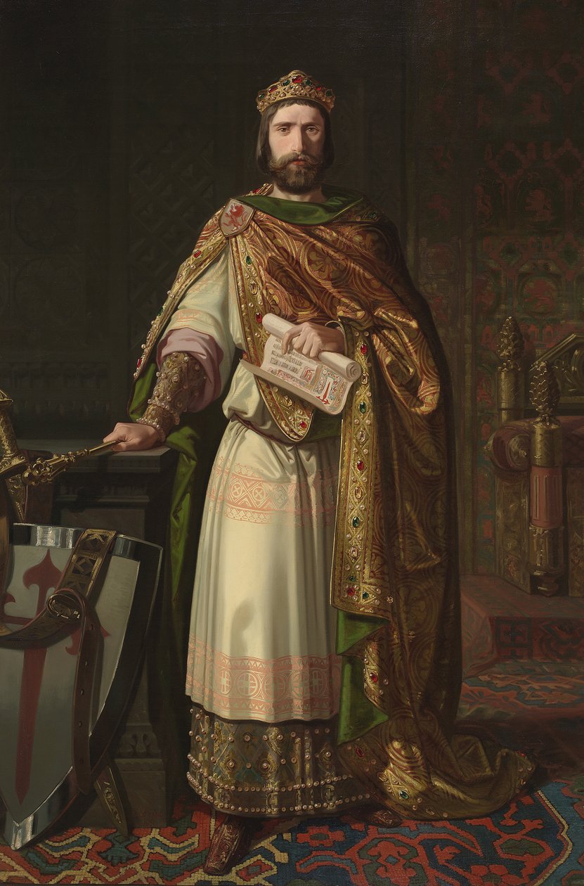 Kung Ferdinand II av León, 1850 av Isidoro Lozano