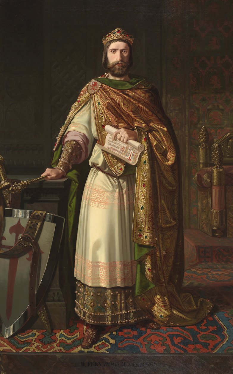 Porträtt av Ferdinand II av Leon av Isidoro Lozano