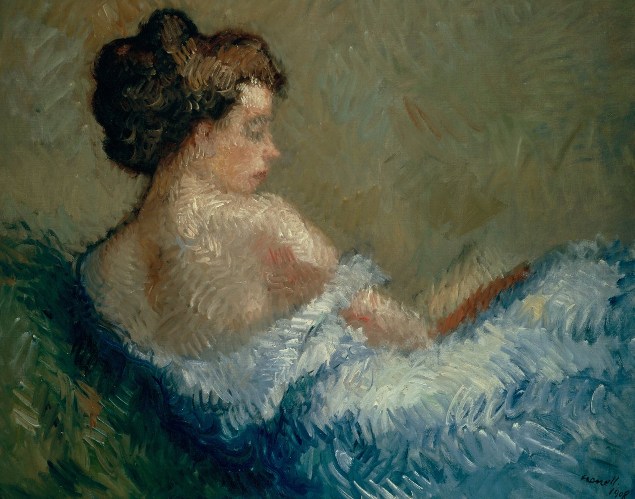 Figur hukande av Isidre Nonell