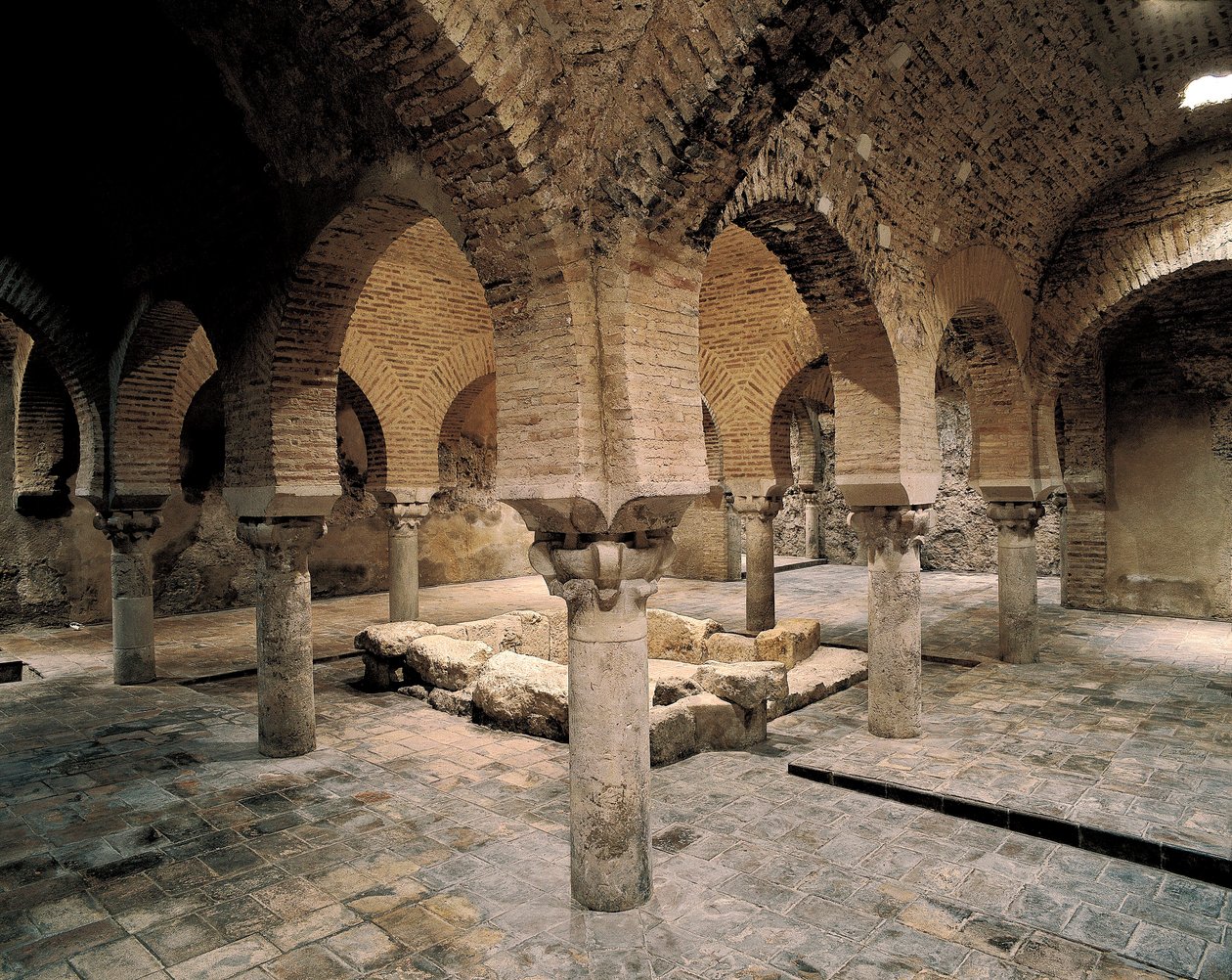 Arabiska baden i Jaén, hamam (turkiskt bad) av Islamic School