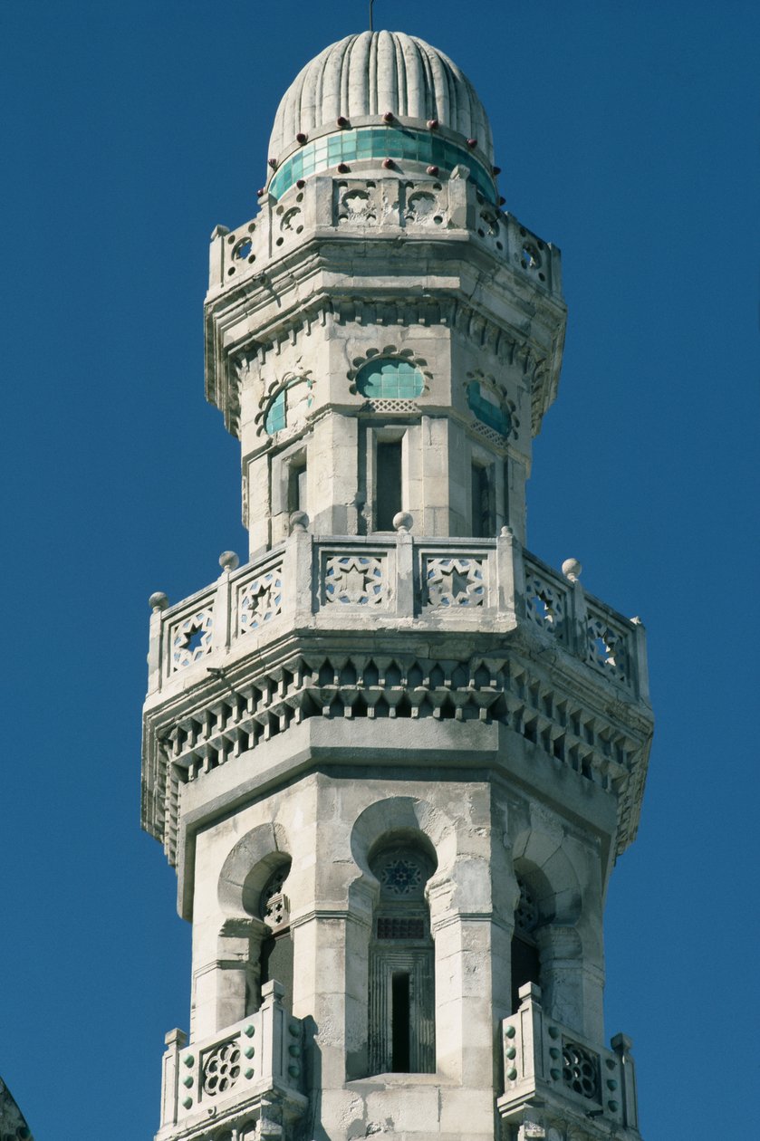 Detalj av en minaret (foto) av Islamic School