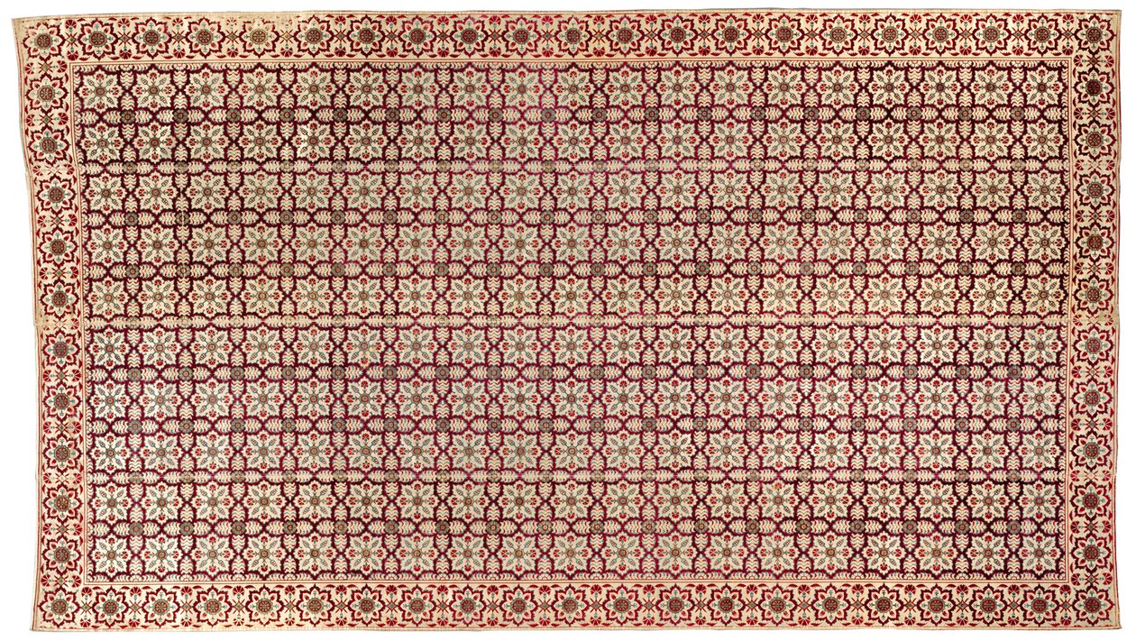 Sommargolvbeläggning, c.1650 (sammet och siden med metalltrådar) av Islamic School