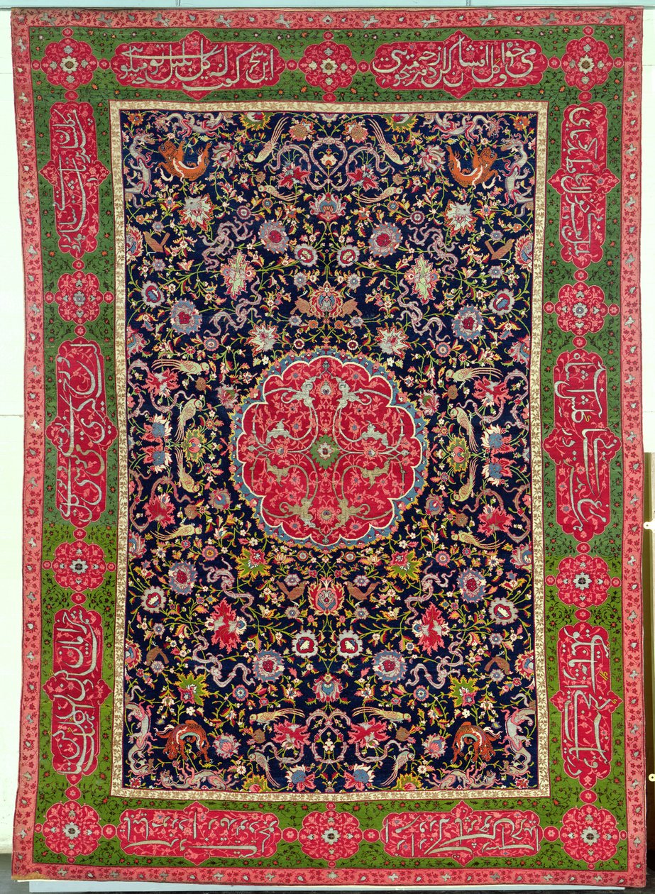 The Salting Carpet, ca 1588-98 (silke och ull) av Islamic School