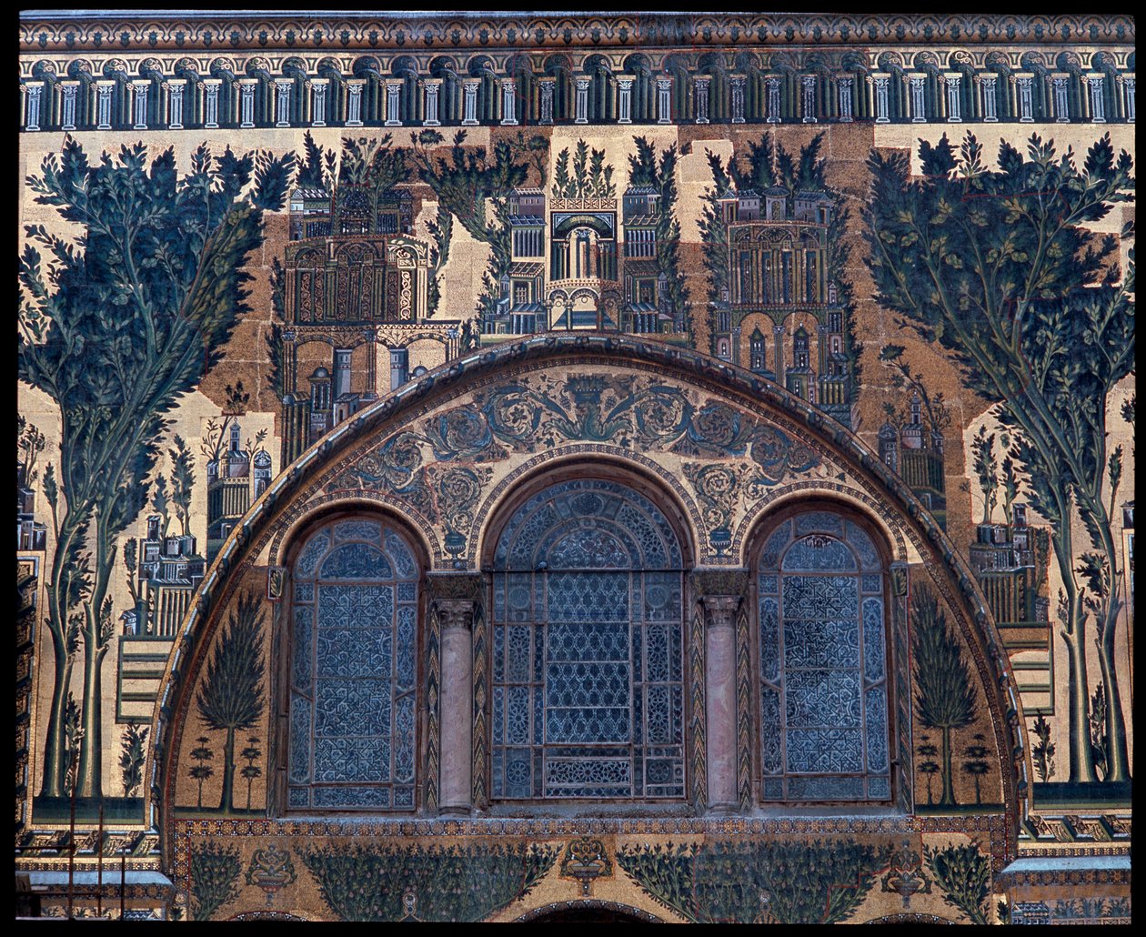 Umayyad-moskén, även känd som Damaskus stora moské (fotografi) av Islamic School
