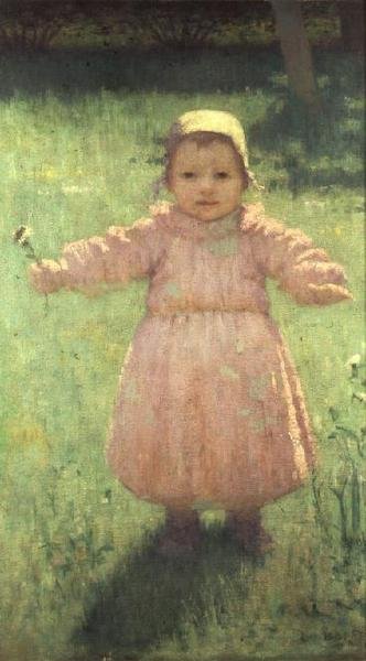 Plocka vilda blommor (olja) av Iso Rae