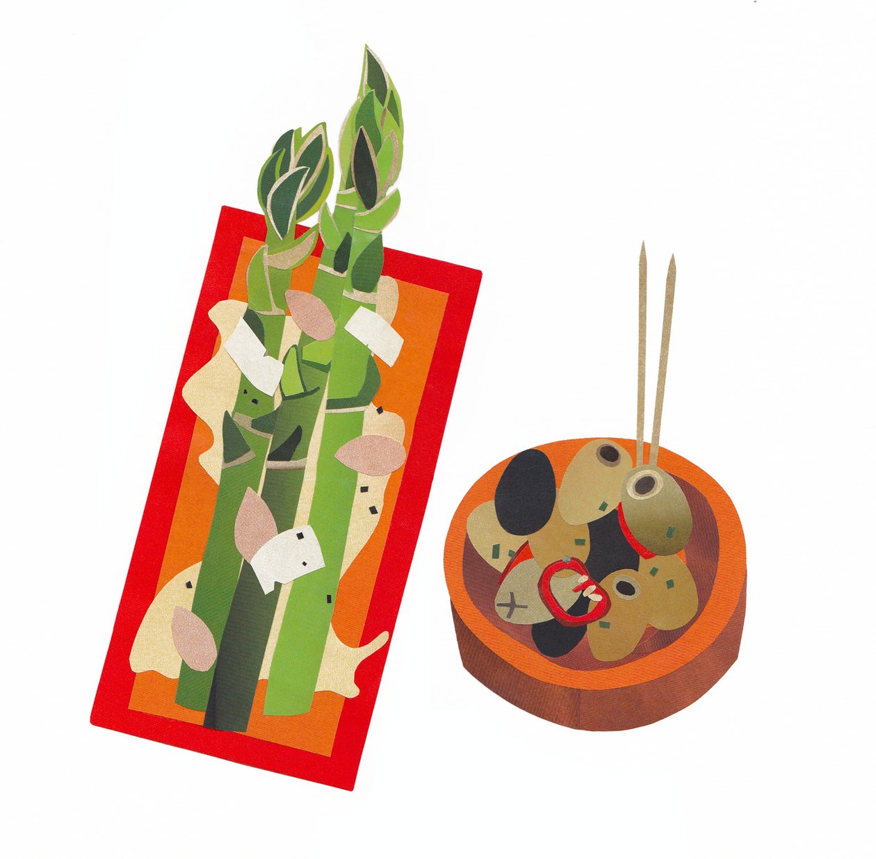 Tapas, 2016 papper av Isobel Barber