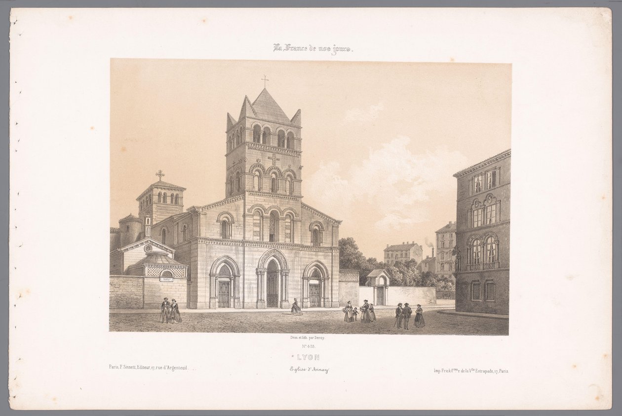 Utsikt över basilikan Saint-Martin d