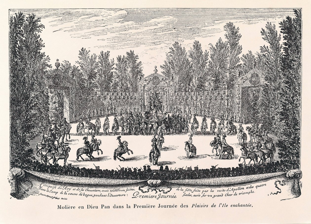 Moliere in God Pan, Illustration av "Les Plaisirs de l