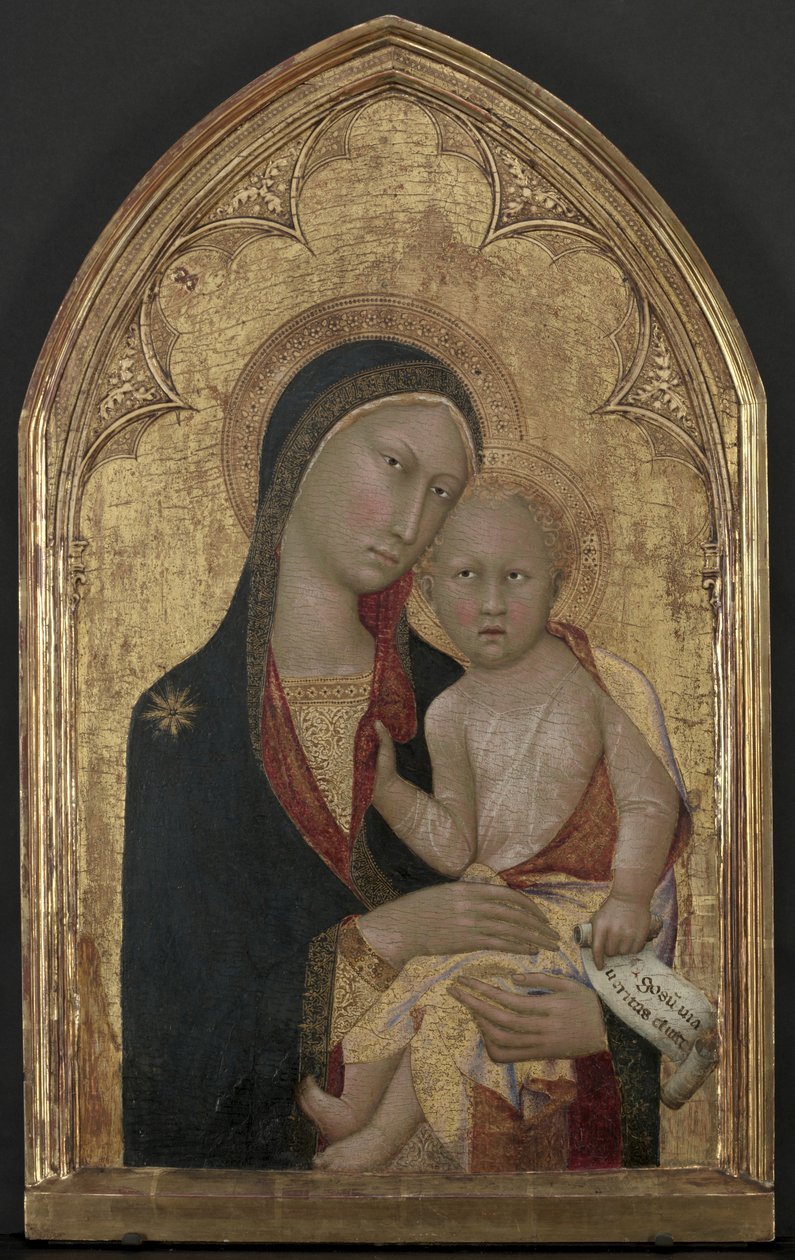 Madonna och barn av Israhel van Meckenem