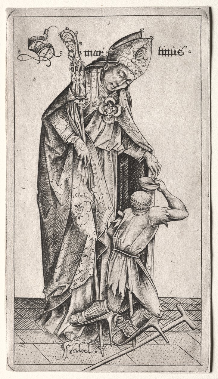St Martin av Israhel van Meckenem