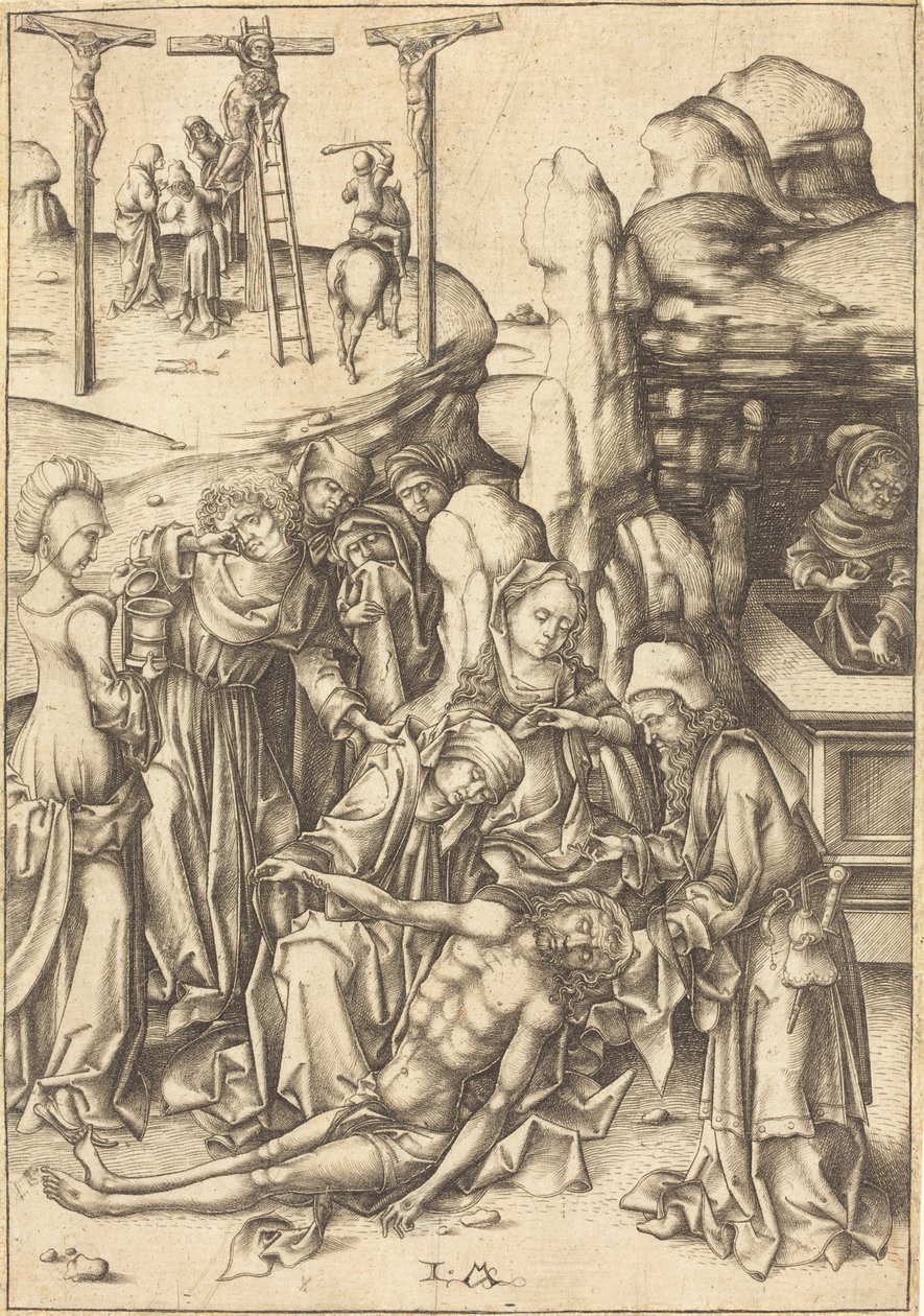 Klagovisan, c. 1480. av Israhel van Meckenem