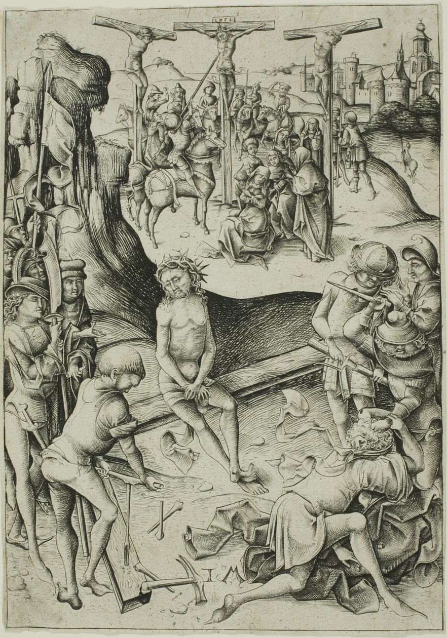 Korsfästelsen av Israhel van Meckenem the younger