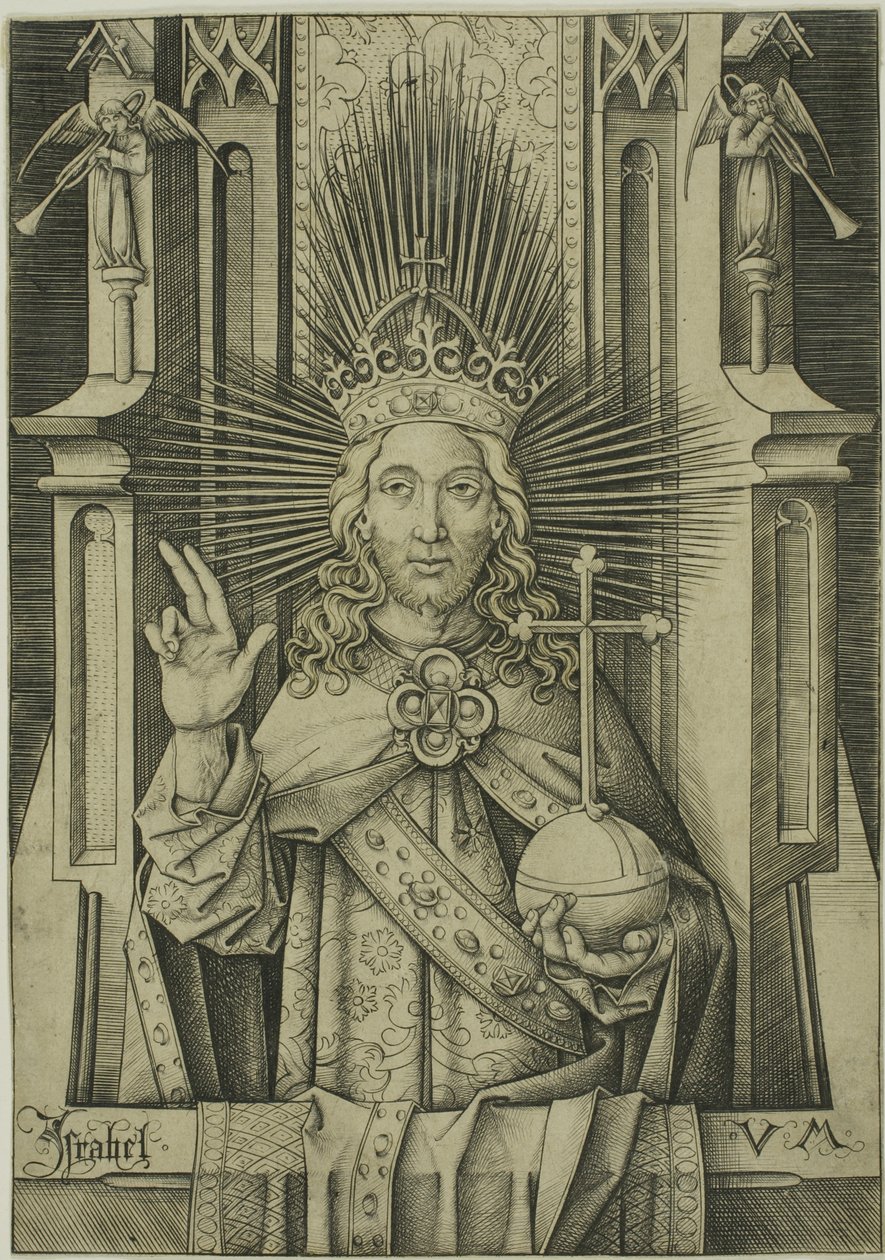 Frälsaren av Israhel van Meckenem the younger