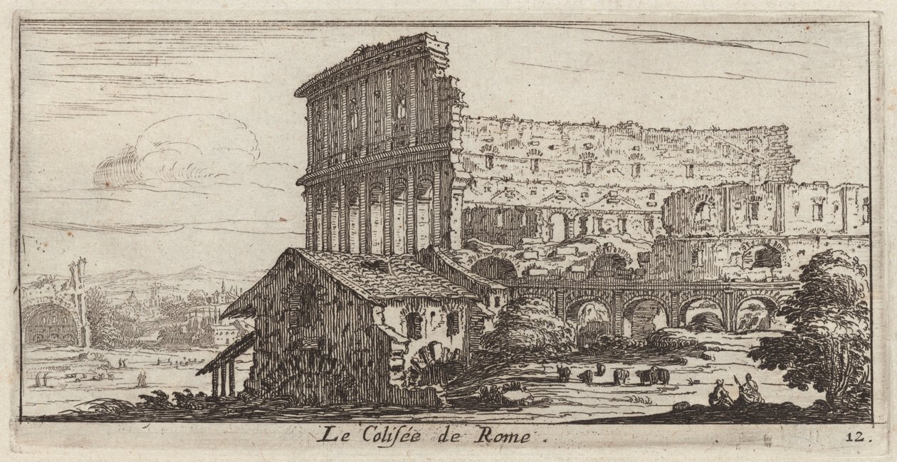 Colosseum i Rom av Israël Silvestre