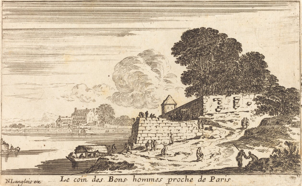 Hörnet av Good men nära Paris av Israël Silvestre