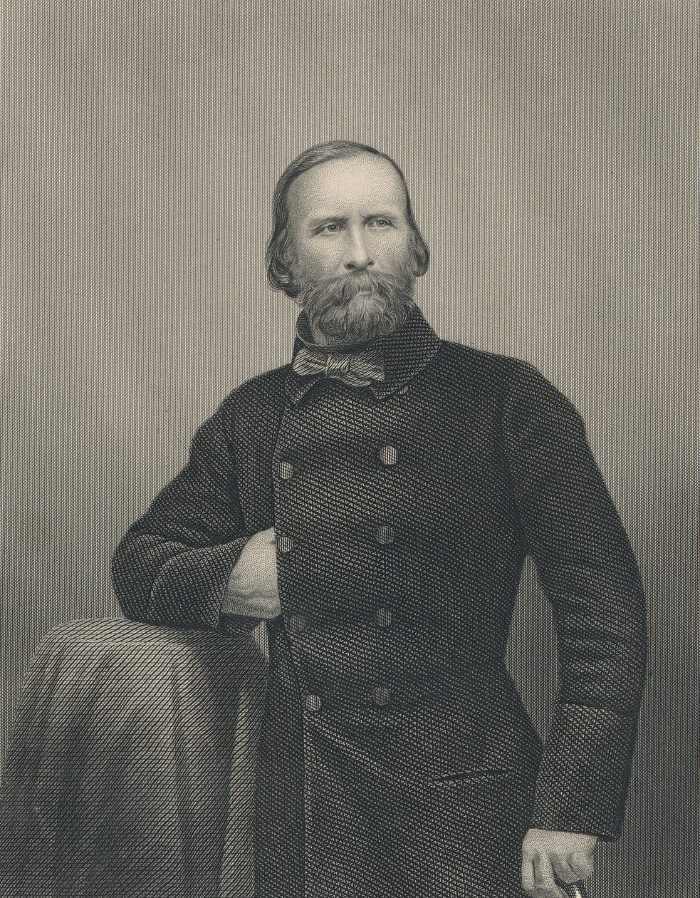 Giuseppe Garibaldi, graverad av D.J Pound av Italian Photographer