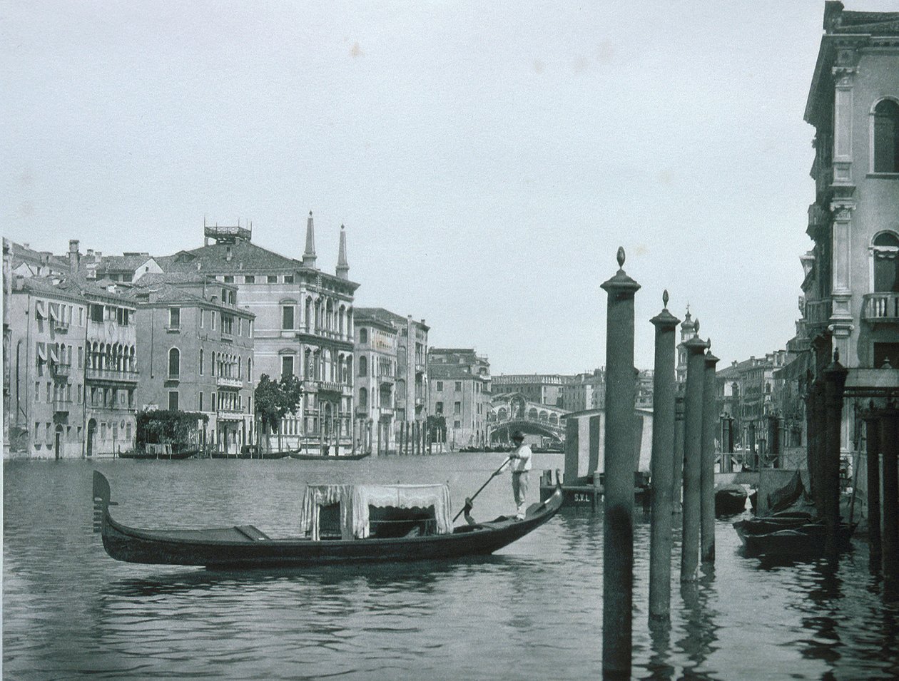 Utsikt över Canal Grande av Italian Photographer