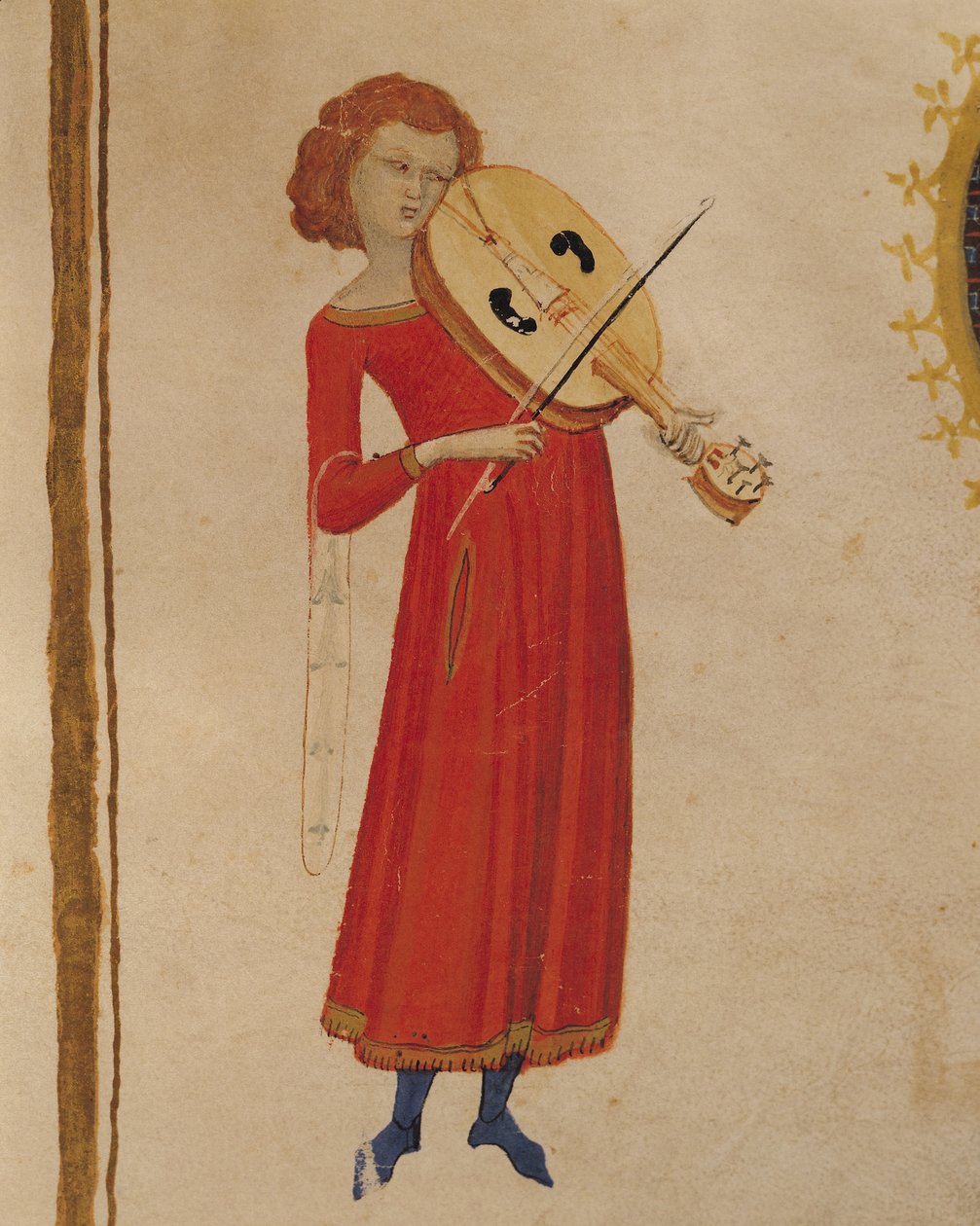 En musiker, från 