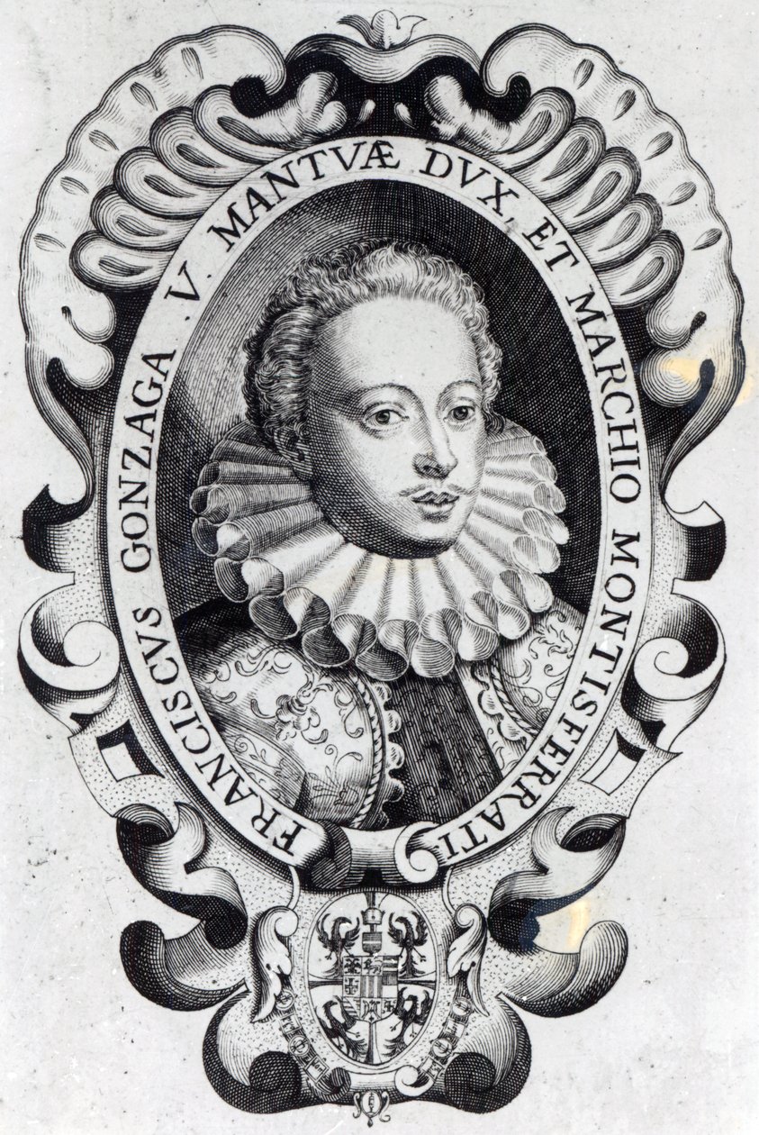 Francesco Gonzaga, hertig av Mantua och markis av Montferrat av Italian School