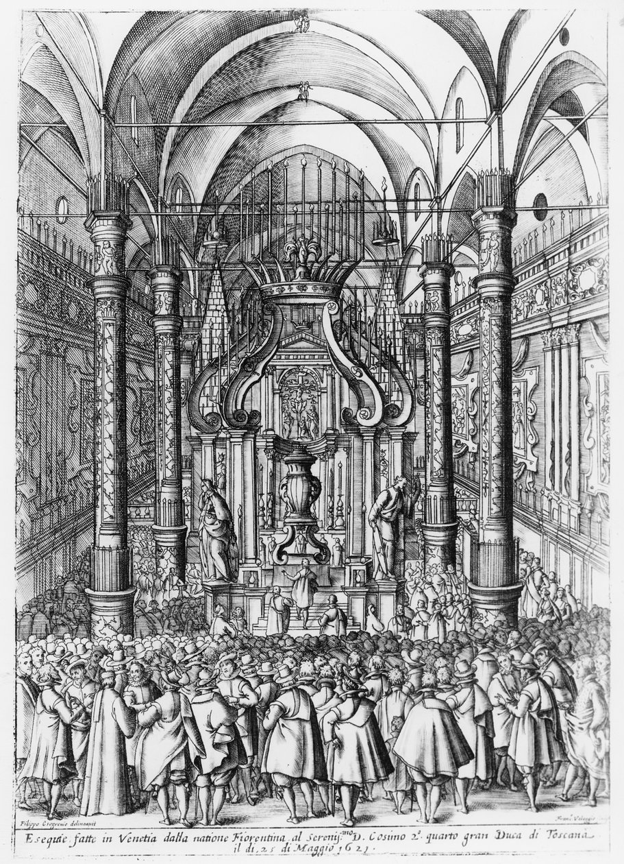 Begravning av Cosimo II de