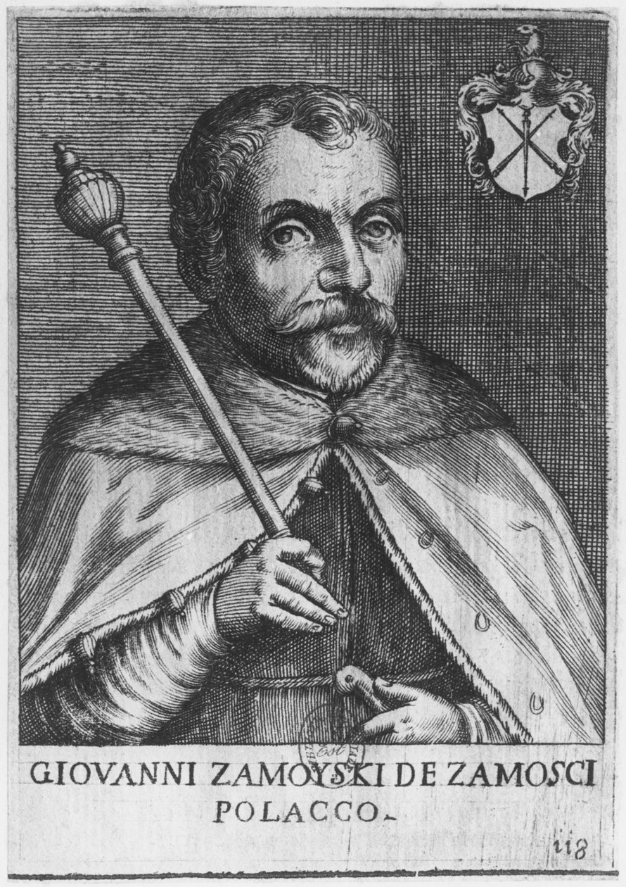 Jan Zamoyski swed av Italian School