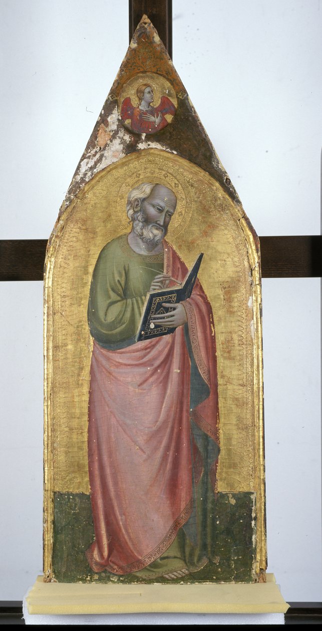Johannes evangelisten, ca 1360 (tempera på poppelträ) av Italian School
