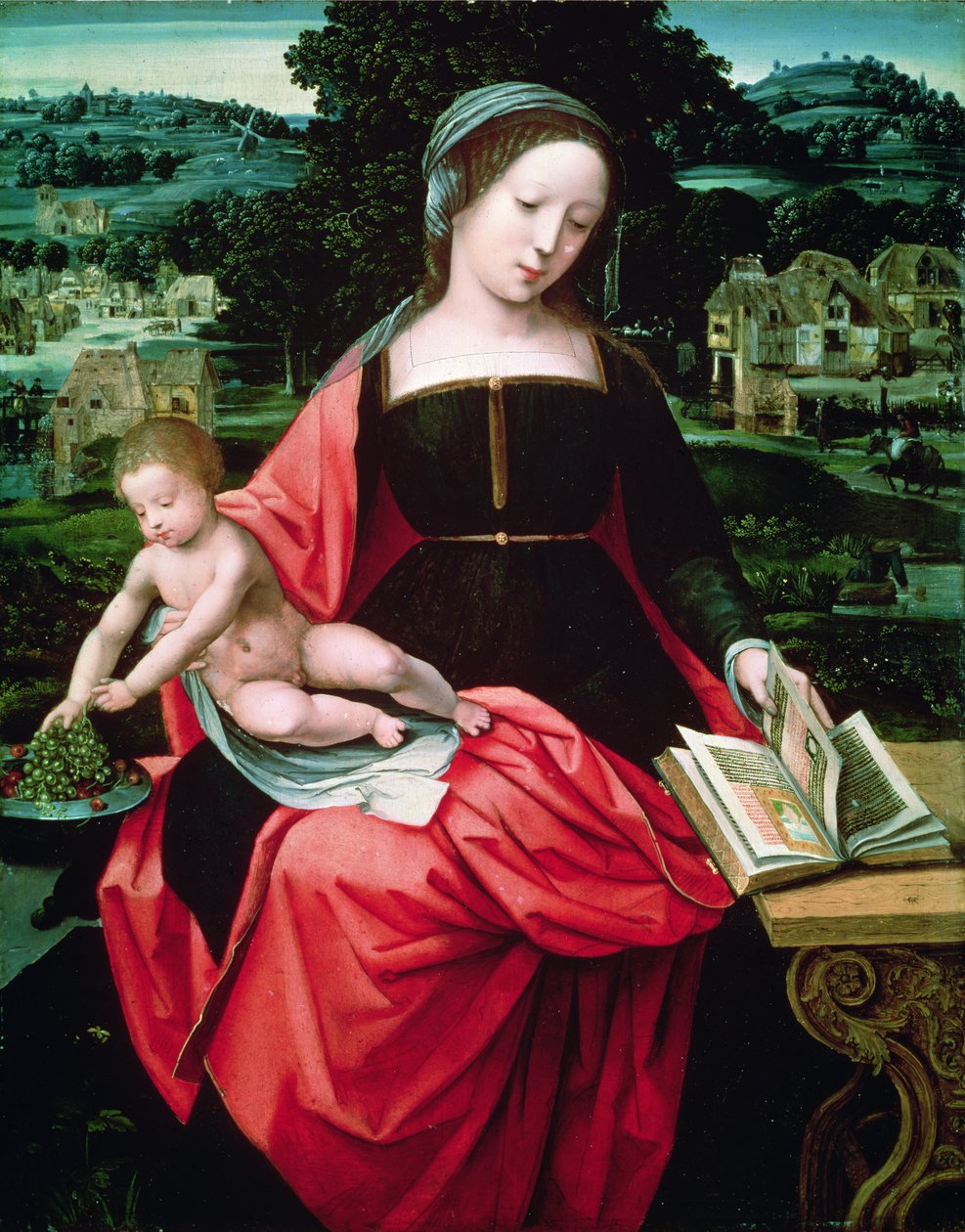 Madonna och barn av Italian School