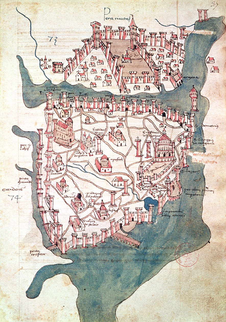 Fuafuaga a Constantinople swed av Italian School