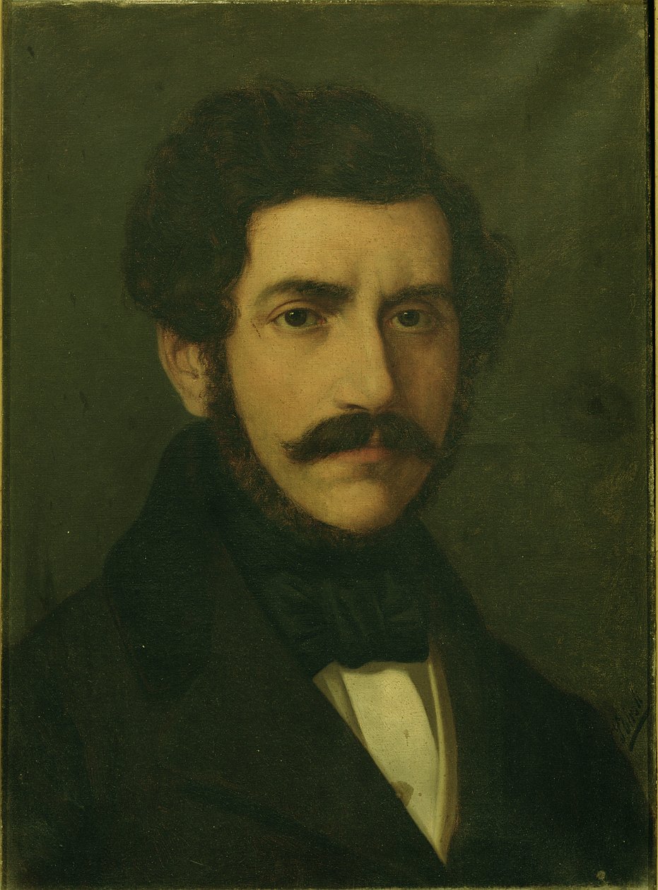 Porträtt av Gaetano Donizetti (1797-1848) av Italian School