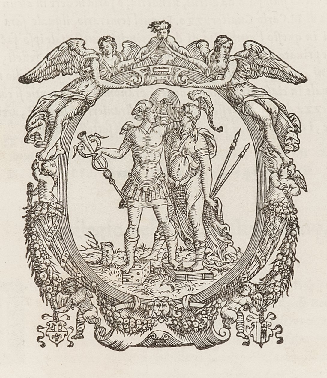 Skrivarenhet som användes av Gualtiro Scotto-skrivare i Venedig mellan 1550 och 1555 av Italian School