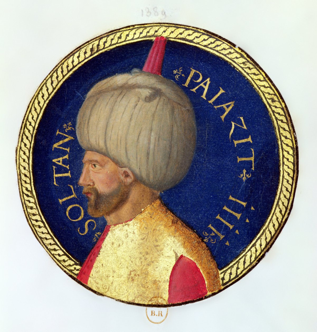 Sultan Bayezid I (1357-1403) av Italian School