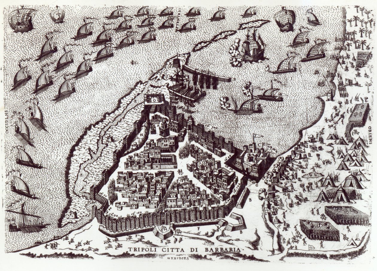 Tripoli, ca 1550 | av Italian School