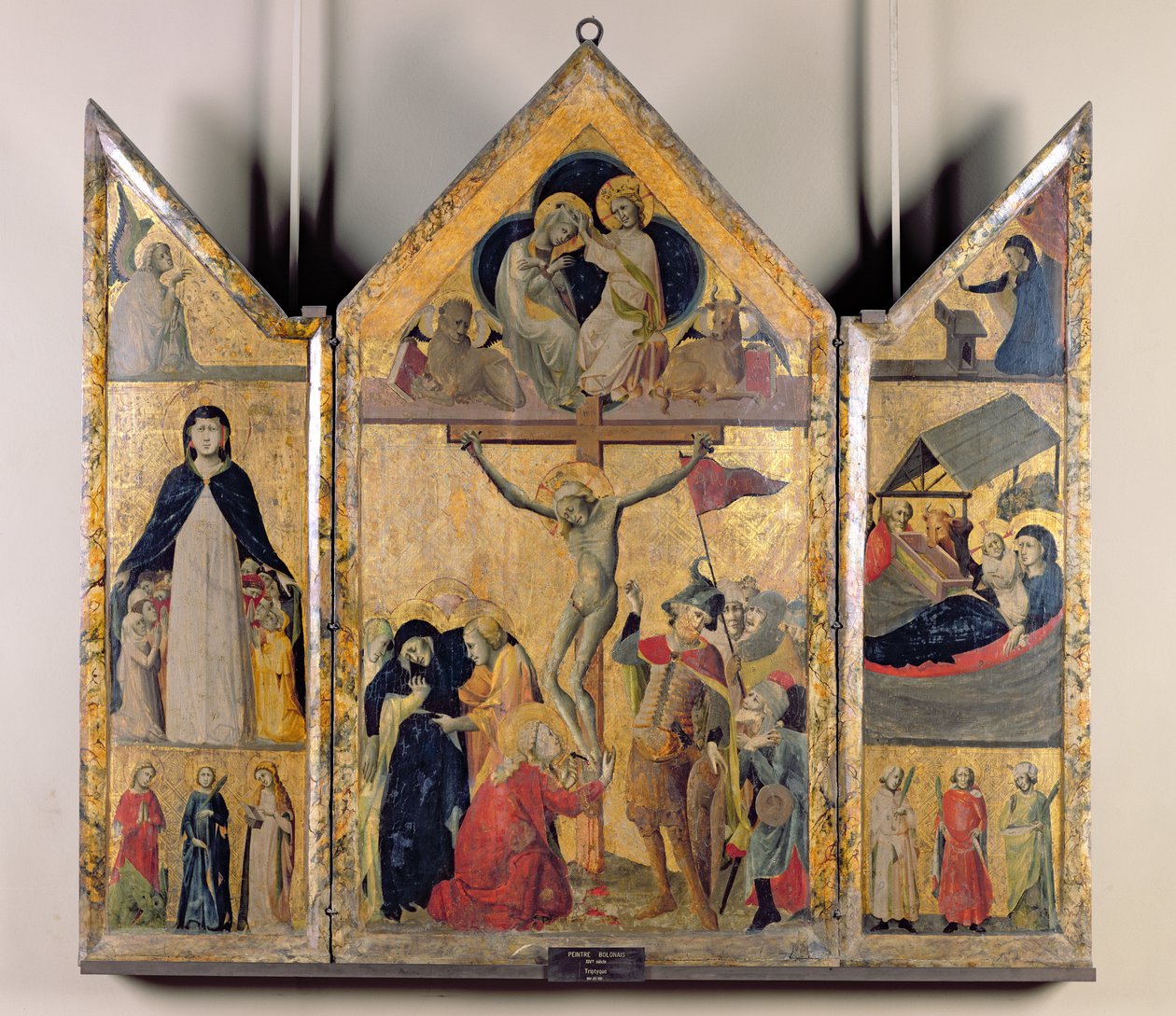 Triptyk med scener ur Jungfruns liv, 1333 av Italian School
