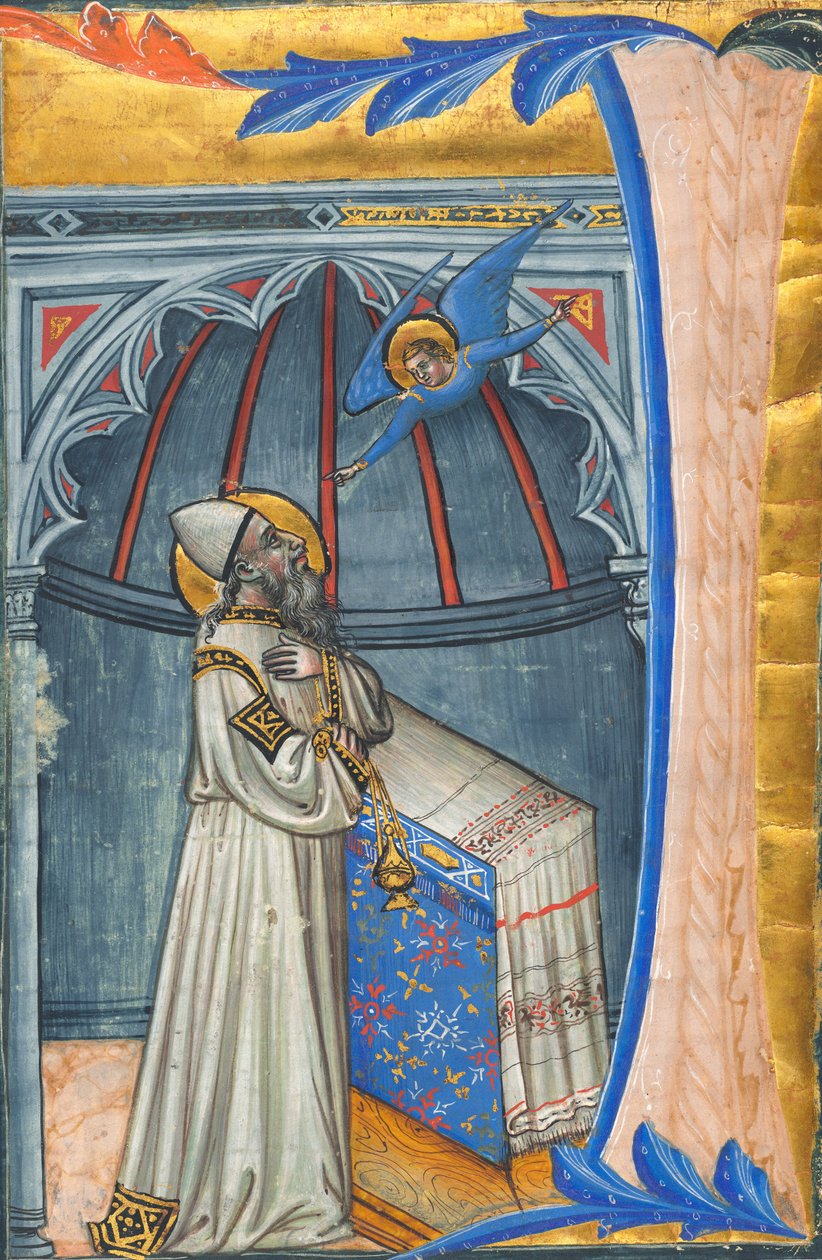 Bebådelsen till Sakarias av Italian 15th Century
