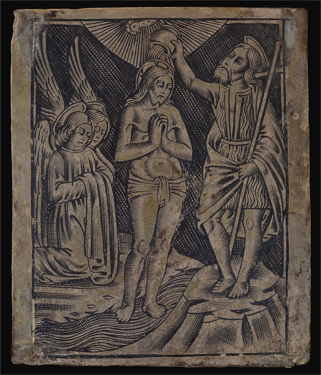 Kristi dop av Italian 16th Century