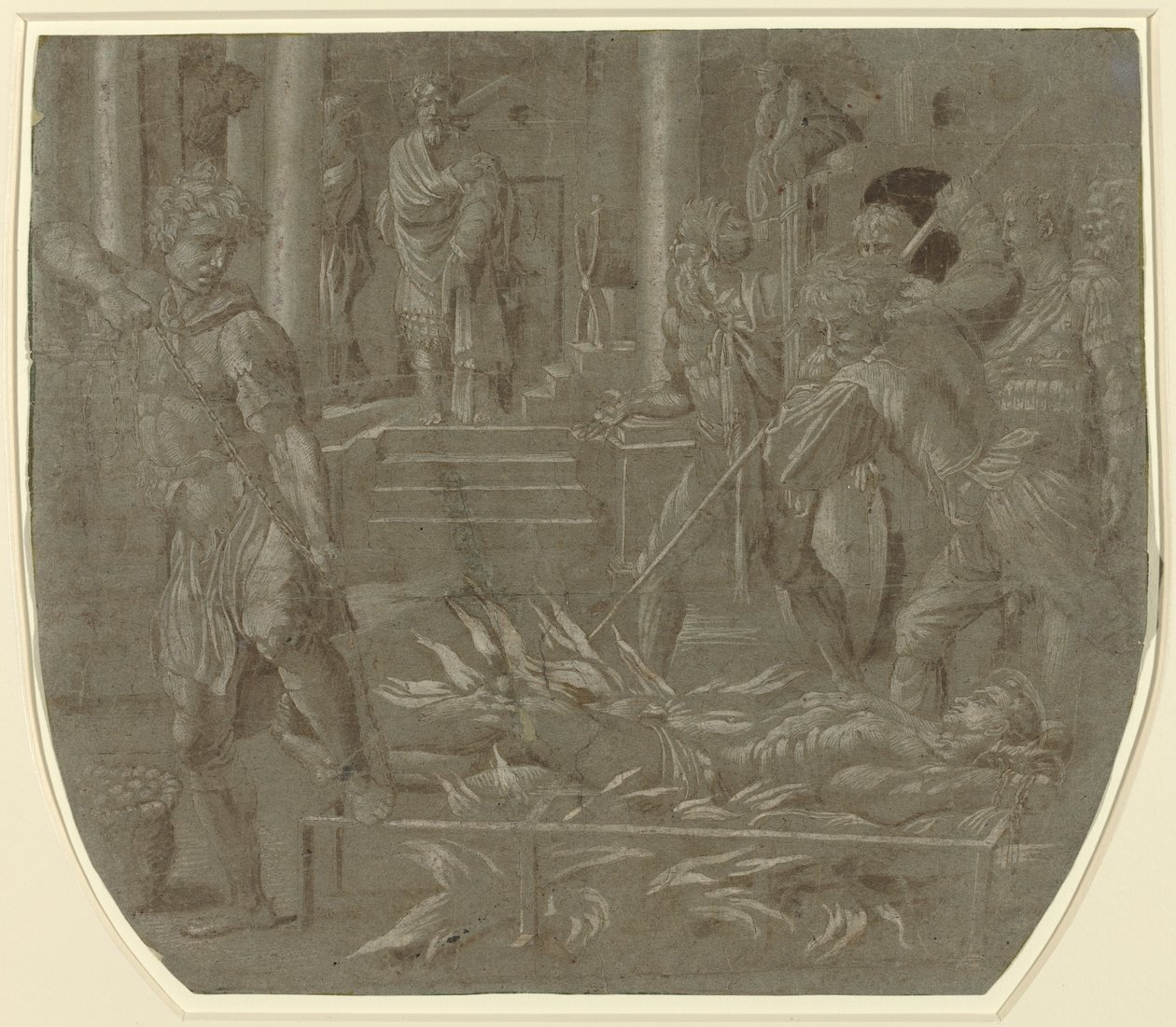 Saint Lawrences martyrskap av Italian 16th Century