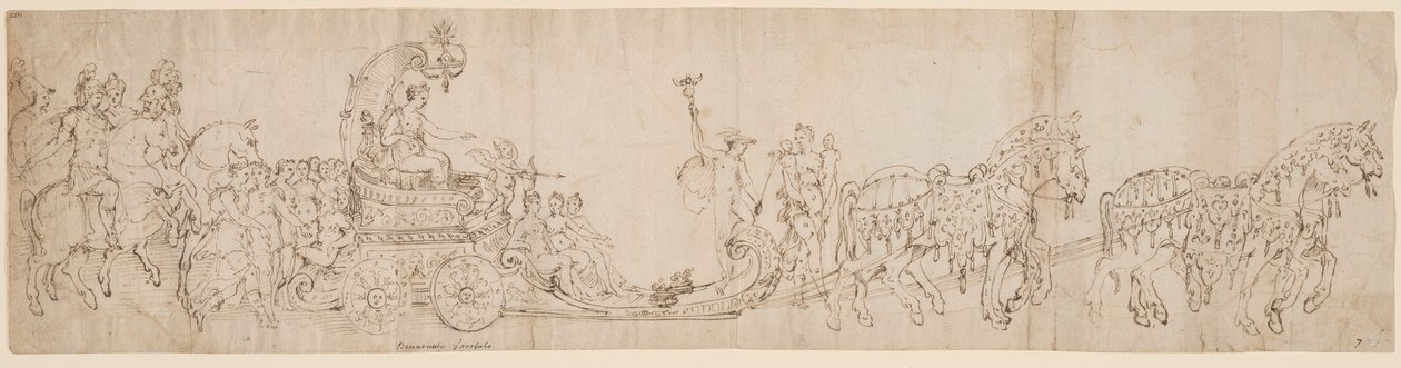 Venus triumf av Italian 16th Century